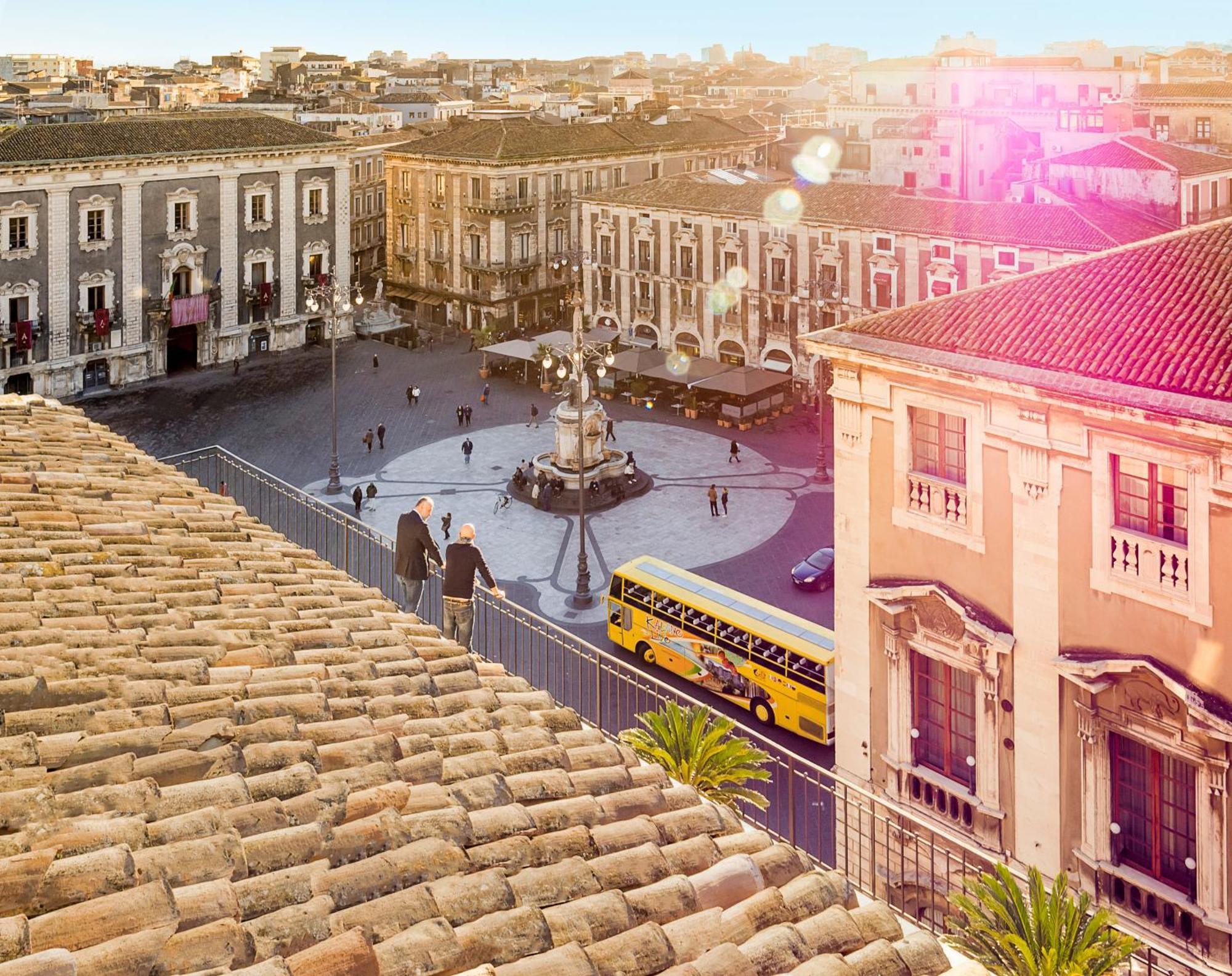 Penthouse Duomo Apartman Catania-Fontanarossai nemzetközi repülőtér Kültér fotó